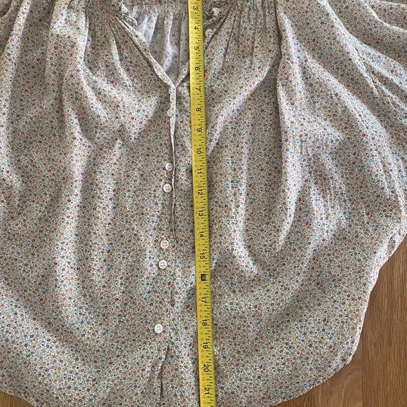 Doen Floral Cream Blouse - Picture 6 of 8